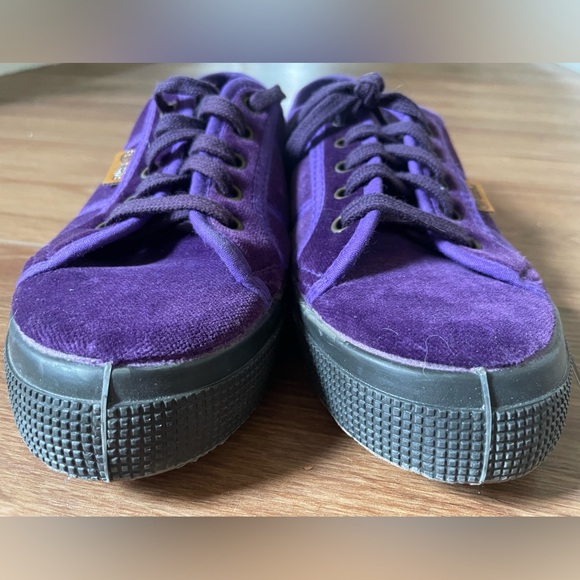Natural World purple velvet shoes, size 38 (US 7) - Picture 6 of 12